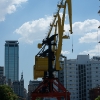 Grua en Puerto Madero