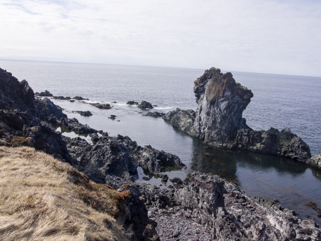 Acantilado en Djúpalónssandur