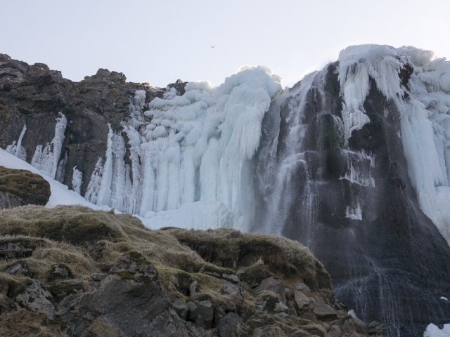 Cascada Bæjarfoss en Ólafsvík