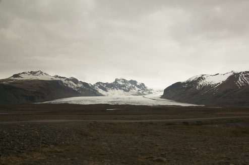 Lengua de un glaciar en Skaftafell, Parque nacional Vatnajökull,